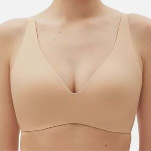 GAP GapBody Womens Everyday Essentials Wireless Bra Brush Beige NWT 36 DD